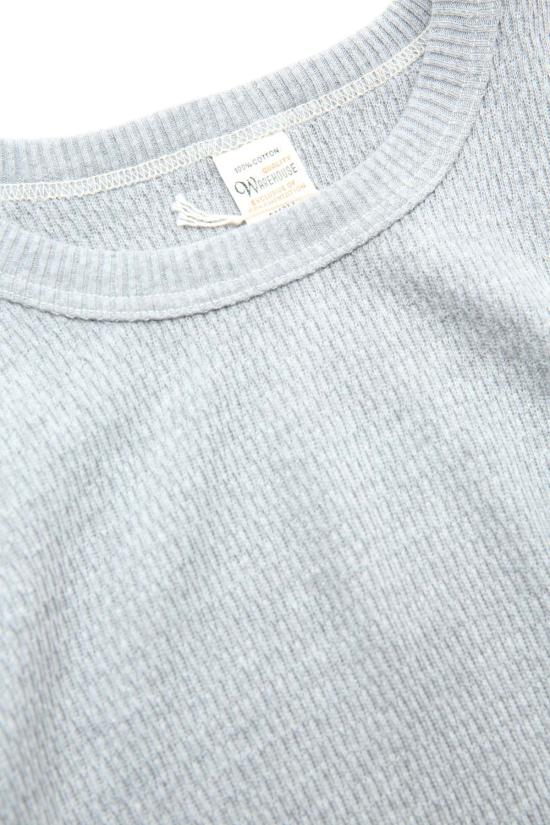  웨어하우스 긴팔 티셔츠 Warehouse & Co. Lot 5903 4바늘 크루넥 와플 - WAREHOUSE