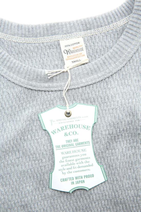  웨어하우스 긴팔 티셔츠 Warehouse & Co. Lot 5903 4바늘 크루넥 와플 - WAREHOUSE