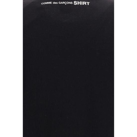 26SS 꼼데가르송 반팔 티셔츠 Comme Des Garçons 반팔 크루넥 티셔츠 블랙 - COMME DES GARCONS