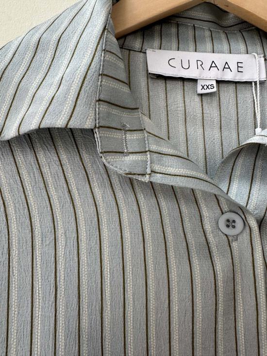  큐래 셔츠 쿠라에 이소벨 셔츠 헤이지 블루 - CURAAE