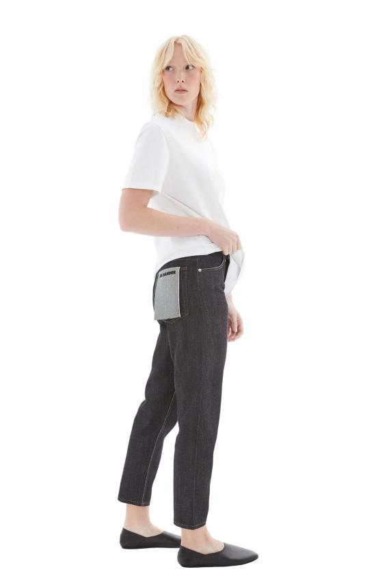  질샌더 데님 팬츠 질 샌더 02 트위스트 진 다크 블루 - JIL SANDER