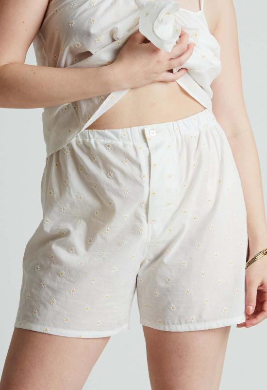  루 샤르망 언더웨어 Loup Charmant 브라이튼 복서 쇼트 데이지 자수