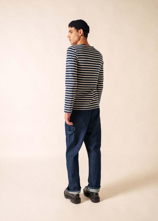  세인트제임스 스웨터 Saint James Meridien Moderne Breton 셔츠 네이비/에크루 - SAINT JAMES