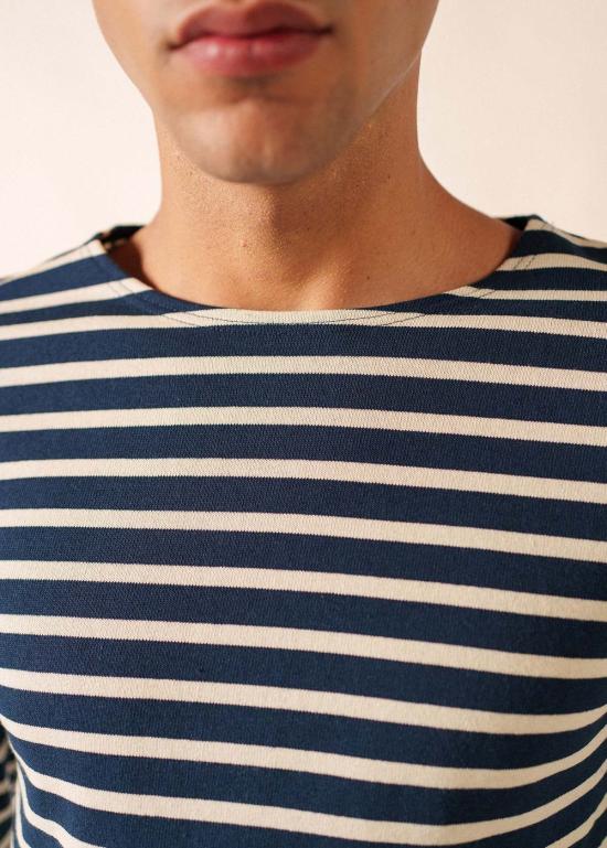  세인트제임스 스웨터 Saint James Meridien Moderne Breton 셔츠 네이비/에크루 - SAINT JAMES