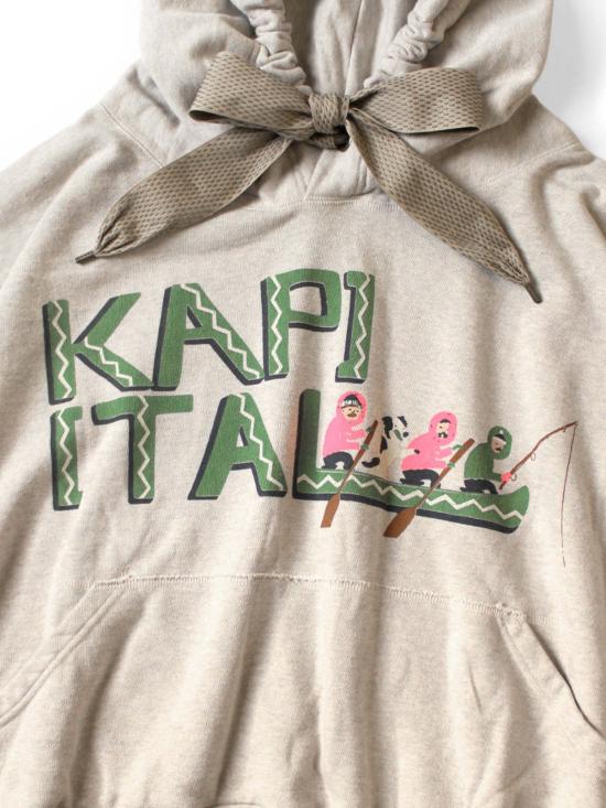  캐피탈 후드 티셔츠 카피탈 탑 SWT 니트 데빌 후디 (카누 카피탈) - KAPITAL