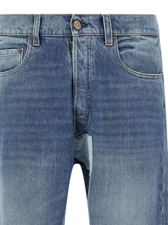  마르지엘라 데님 팬츠 메종  코튼 스트레이트 레그 진 블루 - MAISON MARGIELA