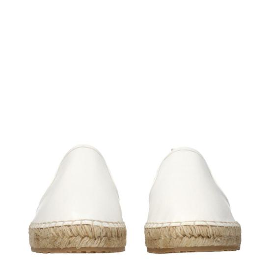  지미추 스니커즈 가죽 에스파드리유 화이트 - JIMMY CHOO