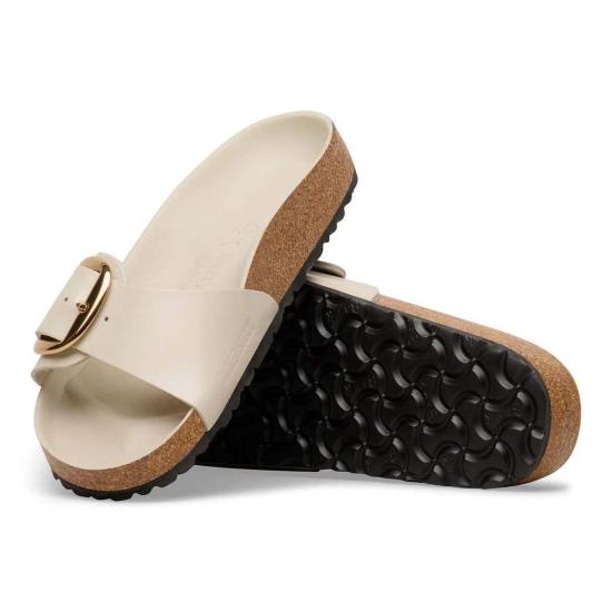  버켄스탁 뮬/슬리퍼 마드리드 빅 버클 가죽 슬림 샌들 - BIRKENSTOCK