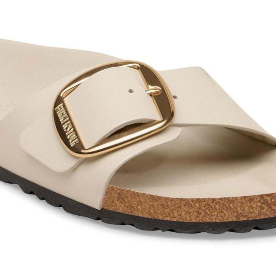 버켄스탁 뮬/슬리퍼 마드리드 빅 버클 가죽 슬림 샌들 - BIRKENSTOCK