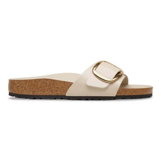  버켄스탁 뮬/슬리퍼 마드리드 빅 버클 가죽 슬림 샌들 - BIRKENSTOCK