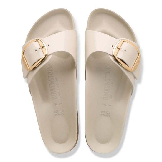  버켄스탁 뮬/슬리퍼 마드리드 빅 버클 가죽 슬림 샌들 - BIRKENSTOCK