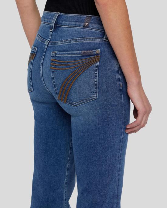  세븐포올맨카인드 데님 팬츠 7 For All Mankind Dojo Jean Medium Blue - 7 FOR ALL MANKIND
