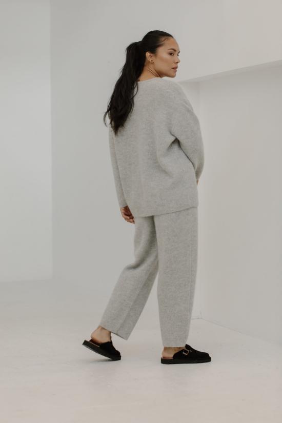 베어 니트웨어 트레이닝/조거 팬츠 주드 알파카  포그 - BARE KNITWEAR