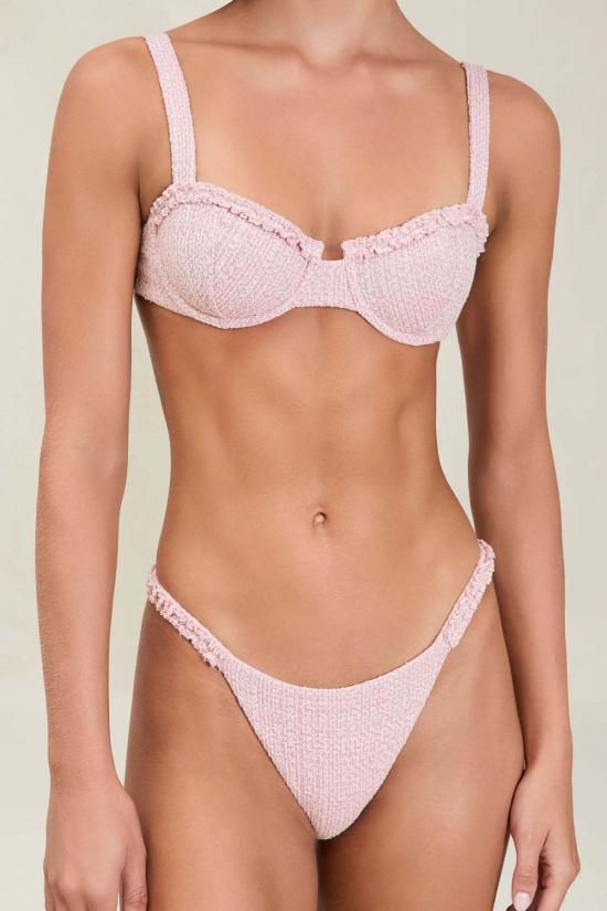  데본 윈저 블라우스 아바 탑 크림 로즈 - DEVON WINDSOR
