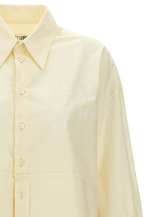  MM6 메종마르지엘라 블라우스 Mm6 메종 마르지엘라 코튼  화이트 - MM6 MAISON MARGIELA