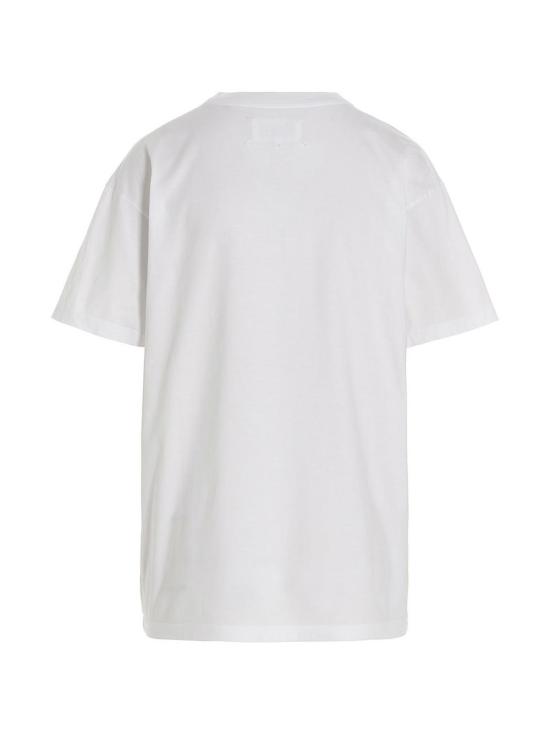  마르지엘라 반팔 티셔츠 메종  코튼 티셔츠 화이트 - MAISON MARGIELA