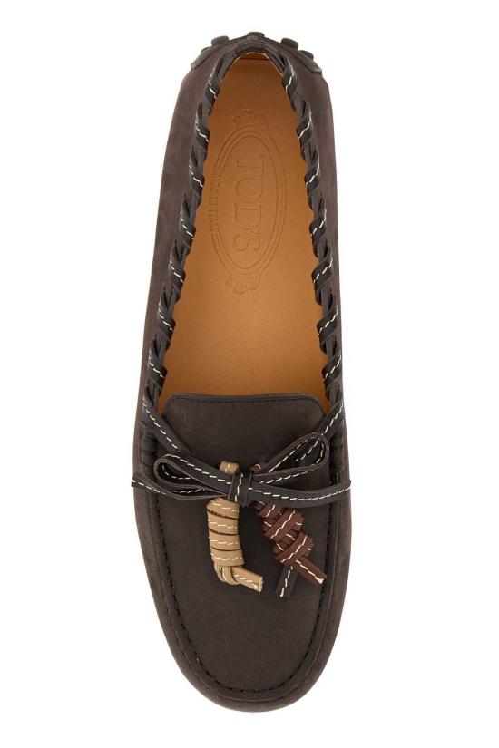  토즈 로퍼 Tod's 다크 브라운 스웨이드 모카시니  Palissan - TODS