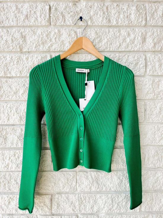  조나단 심카이 가디건 Jonathan Simkhai Ailany 카디건 Kelly Green