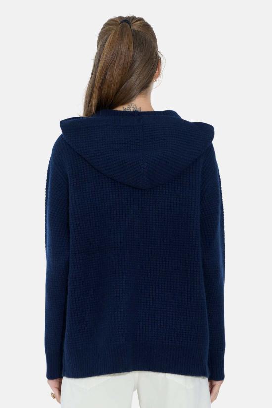  블루&크림 후드 티셔츠 M25 201 BLUE - BLUE&CREAM