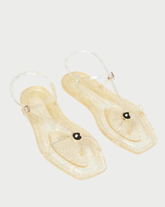  로플러랜달 슈즈 로플러 랜달 다나 스트랩 젤리 샌들 샴페인 - LOEFFLER RANDALL