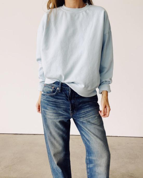  헤이갱 스웨터 박스형 스웨트셔츠