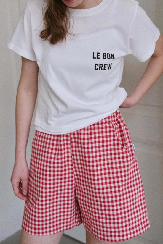  르 본 숍 숏팬츠 Le Bon Shoppe City 반바지 블루 데님 - LE BON SHOPPE
