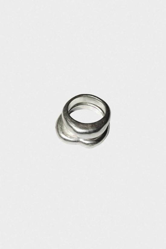  옥스보우 반지 세릴로스 스택 스털링 실버 - OXBOW