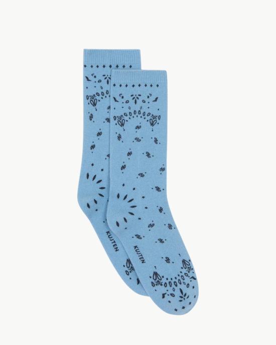  쿠즈텡 양말 Kujten Sig Bandana  블루 아이스