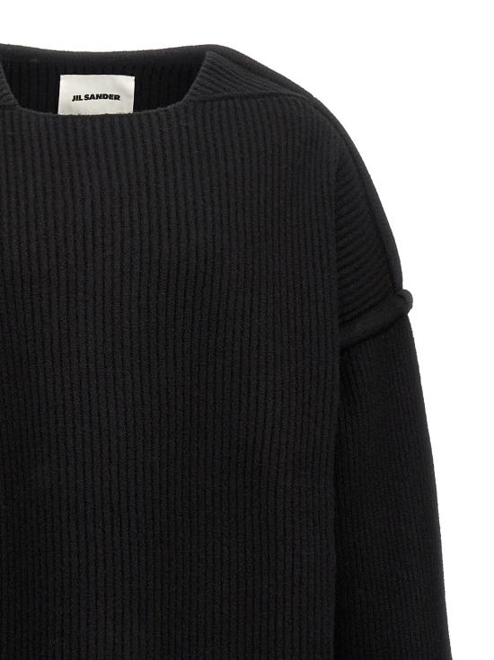  질샌더 스웨터 질 샌더 울  블랙 - JIL SANDER