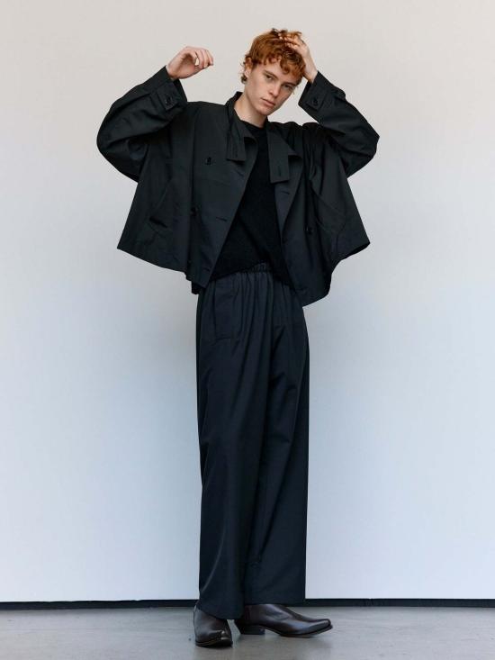  가브리엘라 콜 가먼츠 스트레이트 팬츠 No.287 레인시스템 울 플랩 포켓 팬츠 - GABRIELA COLL GARMENTS