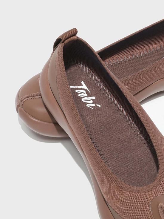  Tabi Footwear 플랫 슈즈 타비 풋웨어 발레리나 초콜릿 - OTHER BRANDS