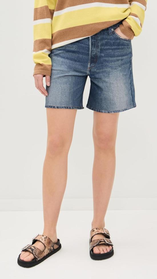  랙앤본 데님 숏팬츠 미라마 카이아 데님 쇼츠 코스모스 - RAG & BONE