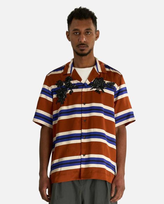  드리스 반 노튼 반팔 셔츠 Dries Van Noten Carltone Emb 셔츠