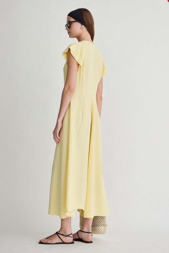  어피스 어파트 롱 원피스 Apiece Apart Gisa Zip Dress Double Cream - APIECE APART