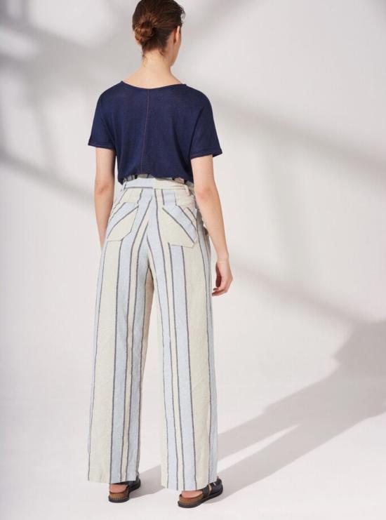  PETI Boutique 팔라초 팬츠 페티 부티크 와이드 레그 린넨 팬츠 멀티 컬러 - OTHER BRANDS