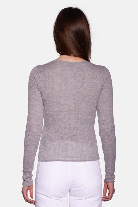  더 타일 클럽 긴팔 티셔츠 W25 011 GRAY - THE TILE CLUB