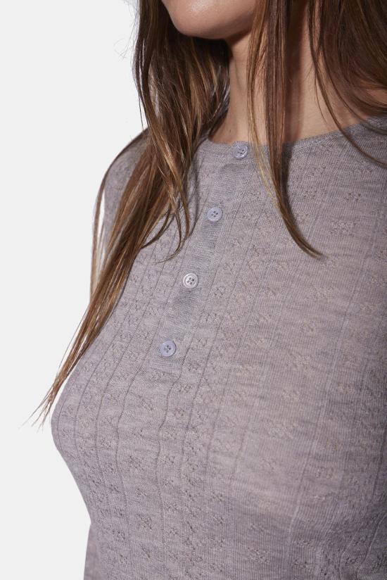  더 타일 클럽 긴팔 티셔츠 W25 011 GRAY - THE TILE CLUB