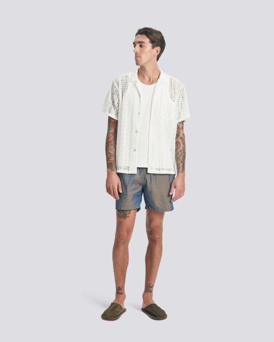  Bather 스윔팬츠 목욕하는 사람 무지개빛 광석 모던 트렁크 - OTHER BRANDS
