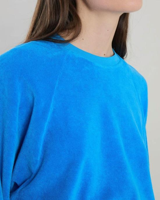  Brava 스웨터 브라바 테리 래글런 스웨트셔츠 블루 - OTHER BRANDS