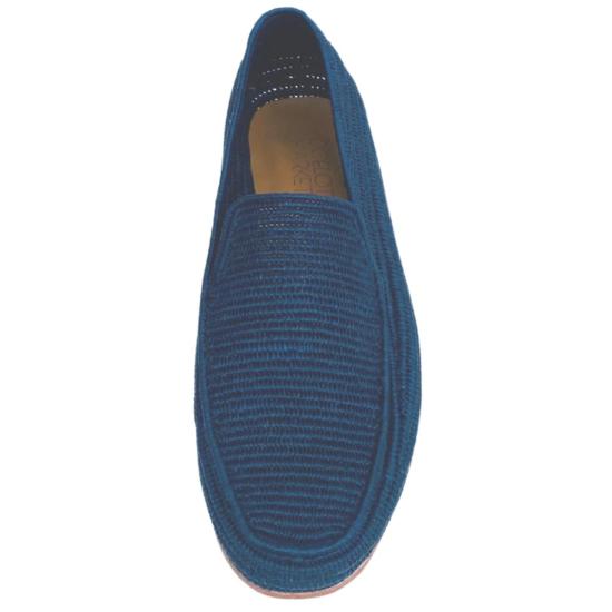  프라우드 메리 풋웨어 로퍼 남성용 라피아  네이비 - PROUD MARY FOOTWEAR