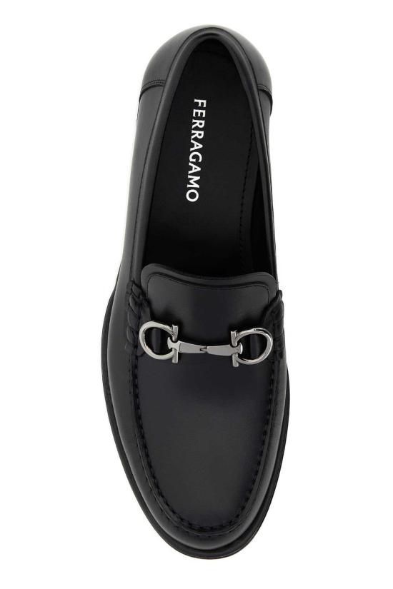  살바토레 페라가모 로퍼 페라가모 블랙 레더 테아트로 - SALVATORE FERRAGAMO