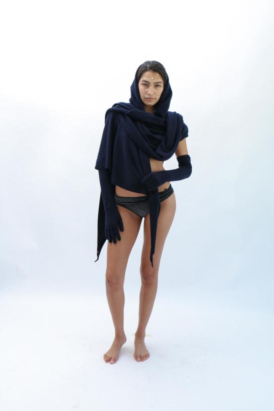  익스트림캐시미어 장갑 익스트림 캐시미어 오페라 글러브 네이비 - EXTREME CASHMERE