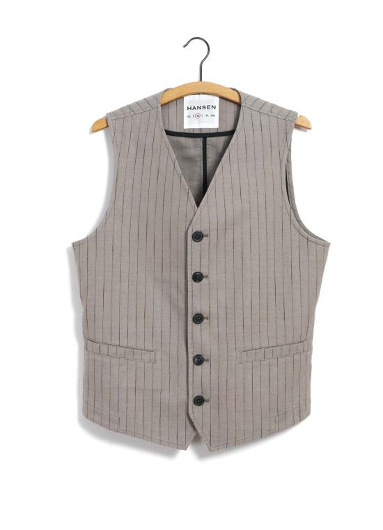 한센 가먼츠 수트 자켓 Hansen Garments Knud 조끼 베이지 - HANSEN GARMENTS