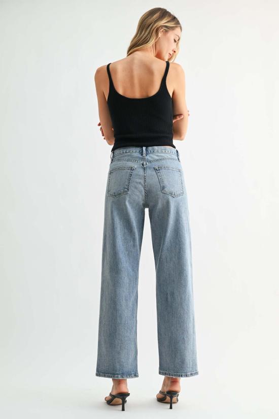  저스트 블랙 데님 데님 팬츠 BP603J BLUE - JUST BLACK DENIM