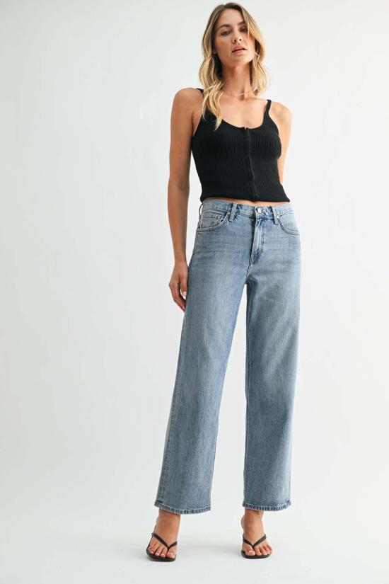  저스트 블랙 데님 데님 팬츠 BP603J BLUE - JUST BLACK DENIM