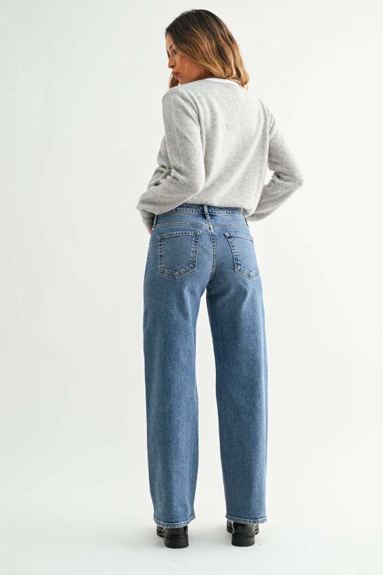  저스트 블랙 데님 데님 팬츠 BP457J CREAM - JUST BLACK DENIM