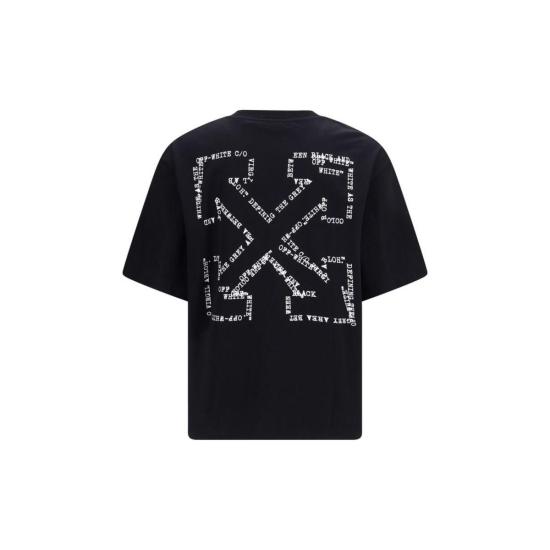 26SS 오프화이트 반팔 티셔츠 타입 애로우 스케이트 티셔츠 블랙 - OFF WHITE