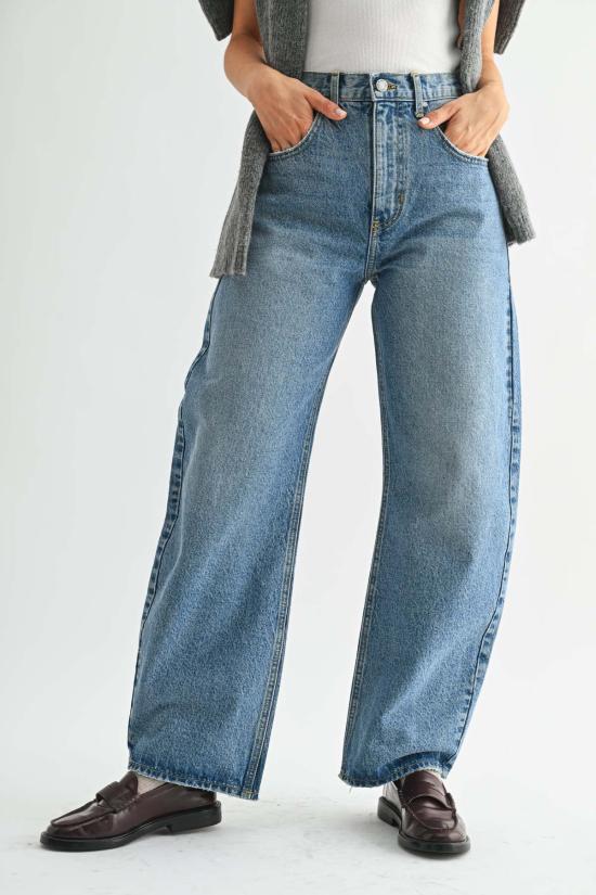  저스트 블랙 데님 데님 팬츠 BP479N BLUE - JUST BLACK DENIM