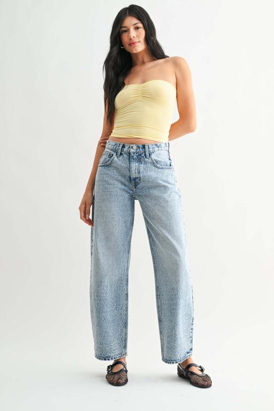  저스트 블랙 데님 데님 팬츠 BP479N BLUE - JUST BLACK DENIM