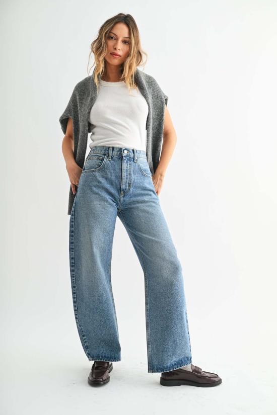  저스트 블랙 데님 데님 팬츠 BP479N BLUE - JUST BLACK DENIM